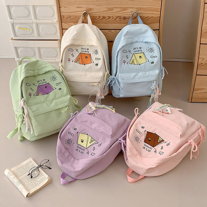 Camping-Themed Casual Backpack Stornfield