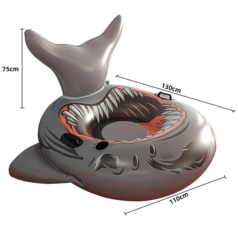 Unisex inflatable shark swimming ring Stornfield