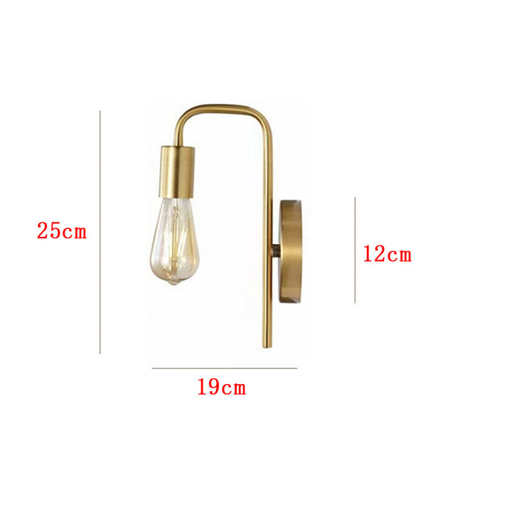Vintage Industrial Double-Bulb Wall Sconce