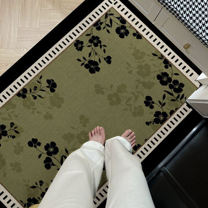 Decorative Floral Kitchen Mat