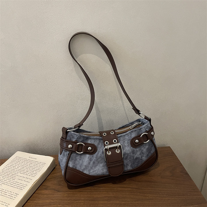 Faux Leather Mini Handbag