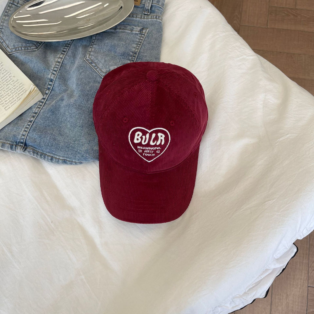 Women's Textured Corduroy Baseball Cap Stornfield
