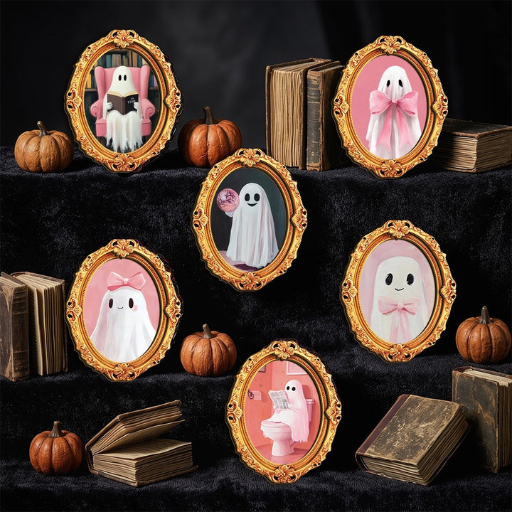 Wall art with creative ghost motif Stornfield