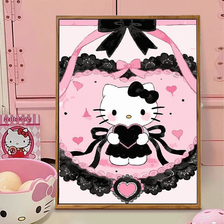 Hello Kitty-Themed Illustration Canvas Art Stornfield
