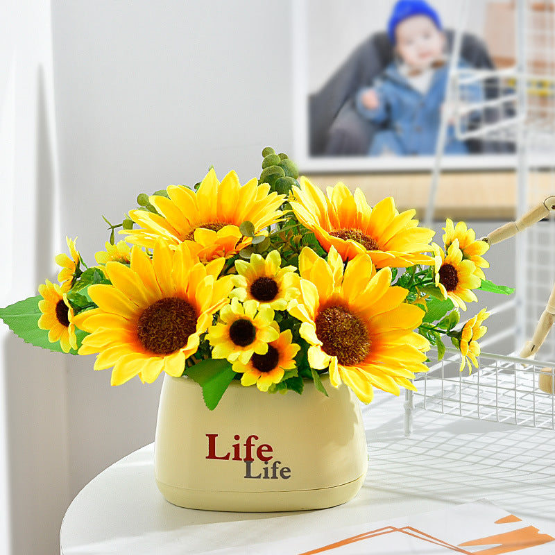 Lifelike Floral Centerpiece Arrangement