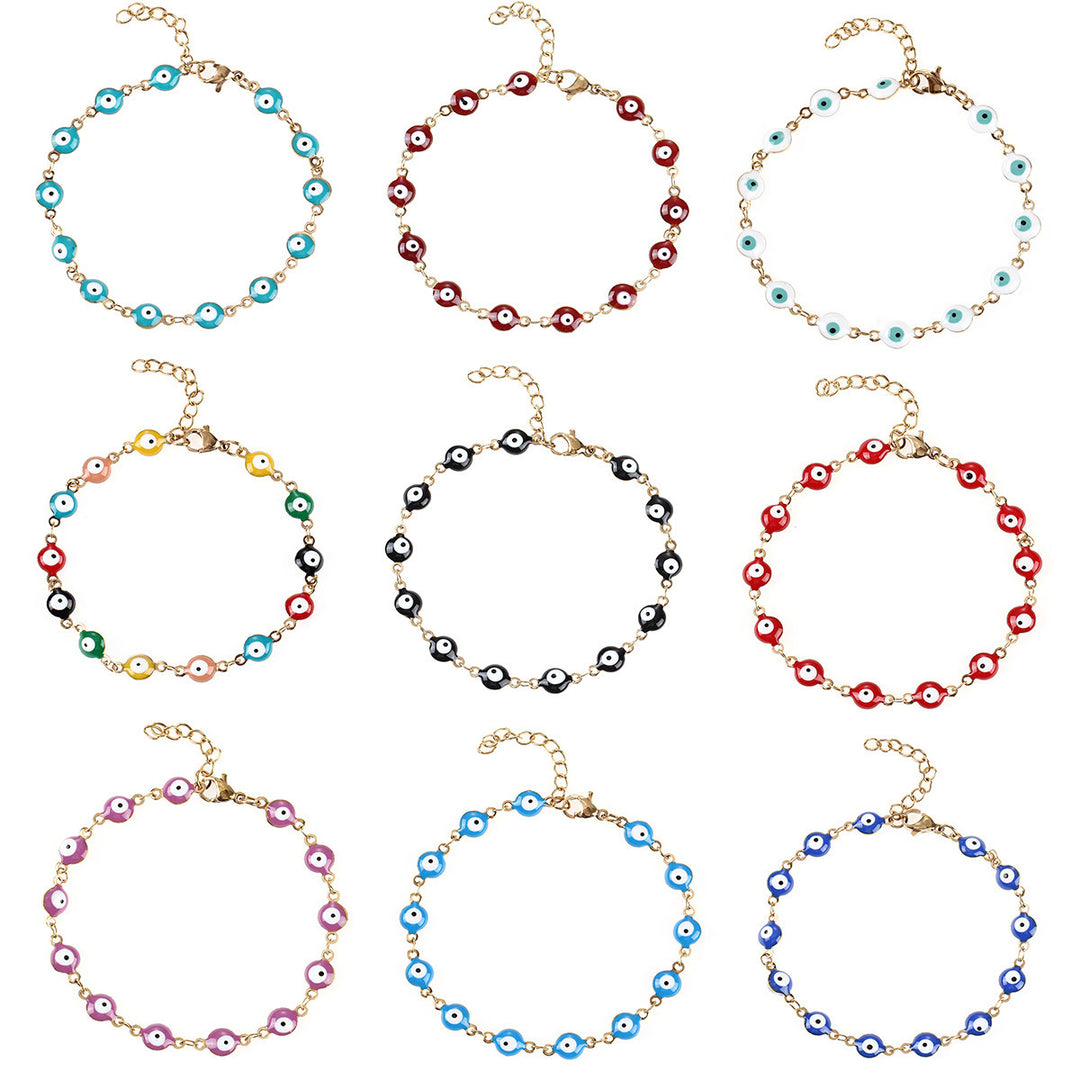 Colorful Evil Eye Charm Bracelet Stornfield
