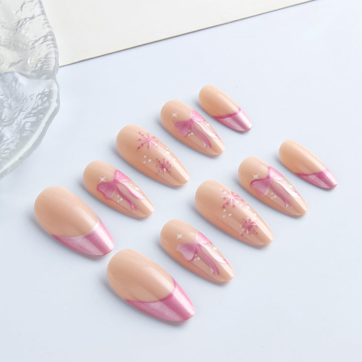 Elegant Butterfly Design Press-On Nails Stornfield