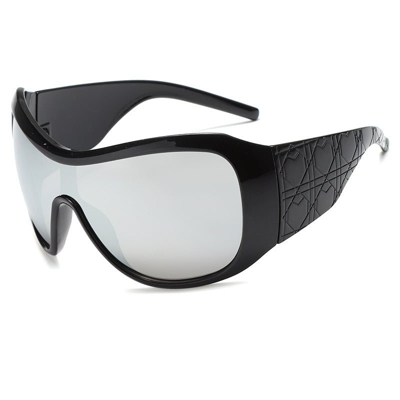 Men's Sporty Wraparound Sunglasses Stornfield