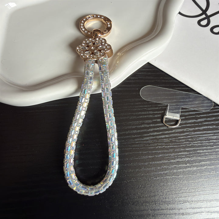 Elegant Crystal-Accented Keychain Holder Stornfield