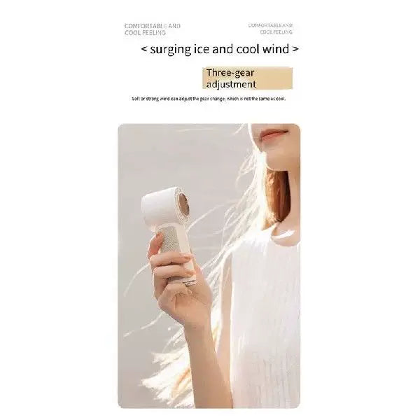 Ladies one size wearable bladeless personal fan with adjustable tilt angle and silent motor with three speeds Stornfield