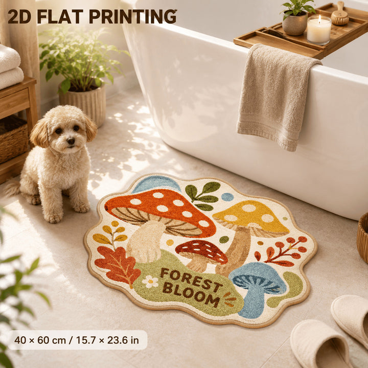 Cute Sheep-Shaped Bath Mat
