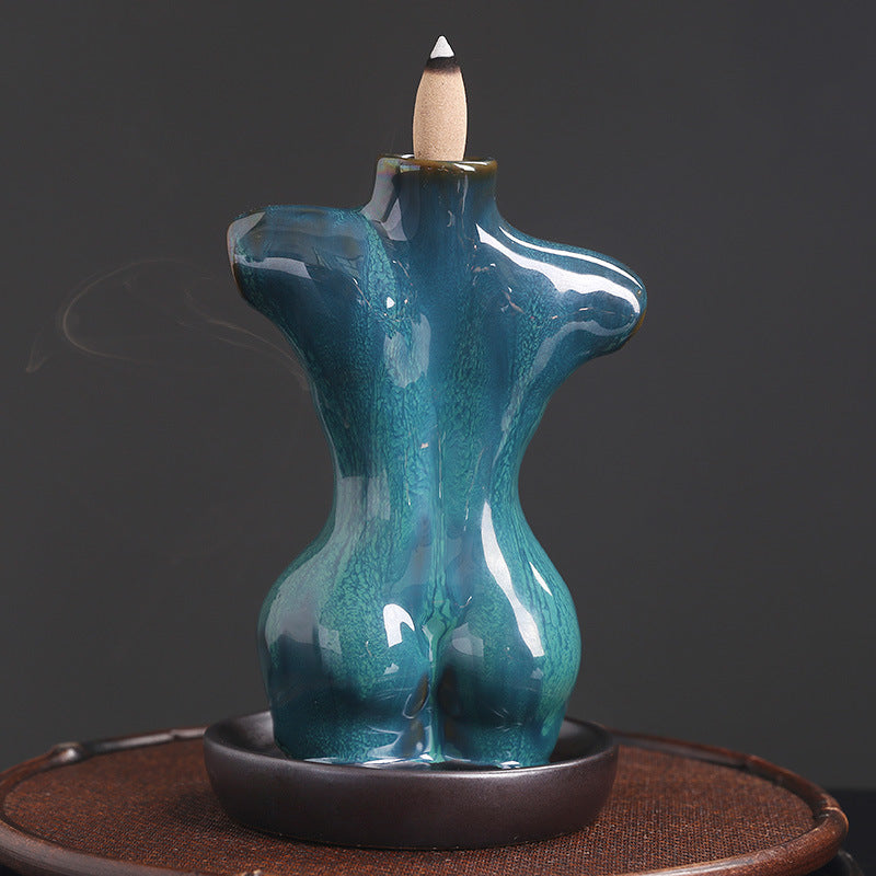 Artistic Body Sculpture Incense Holder