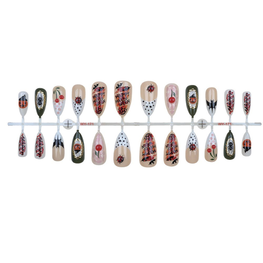 Artistic Themed Press-On Nail Set Stornfield