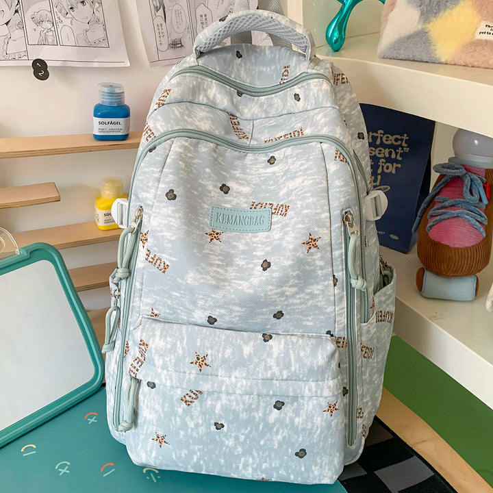 Playful Illustrated School Backpack Stornfield