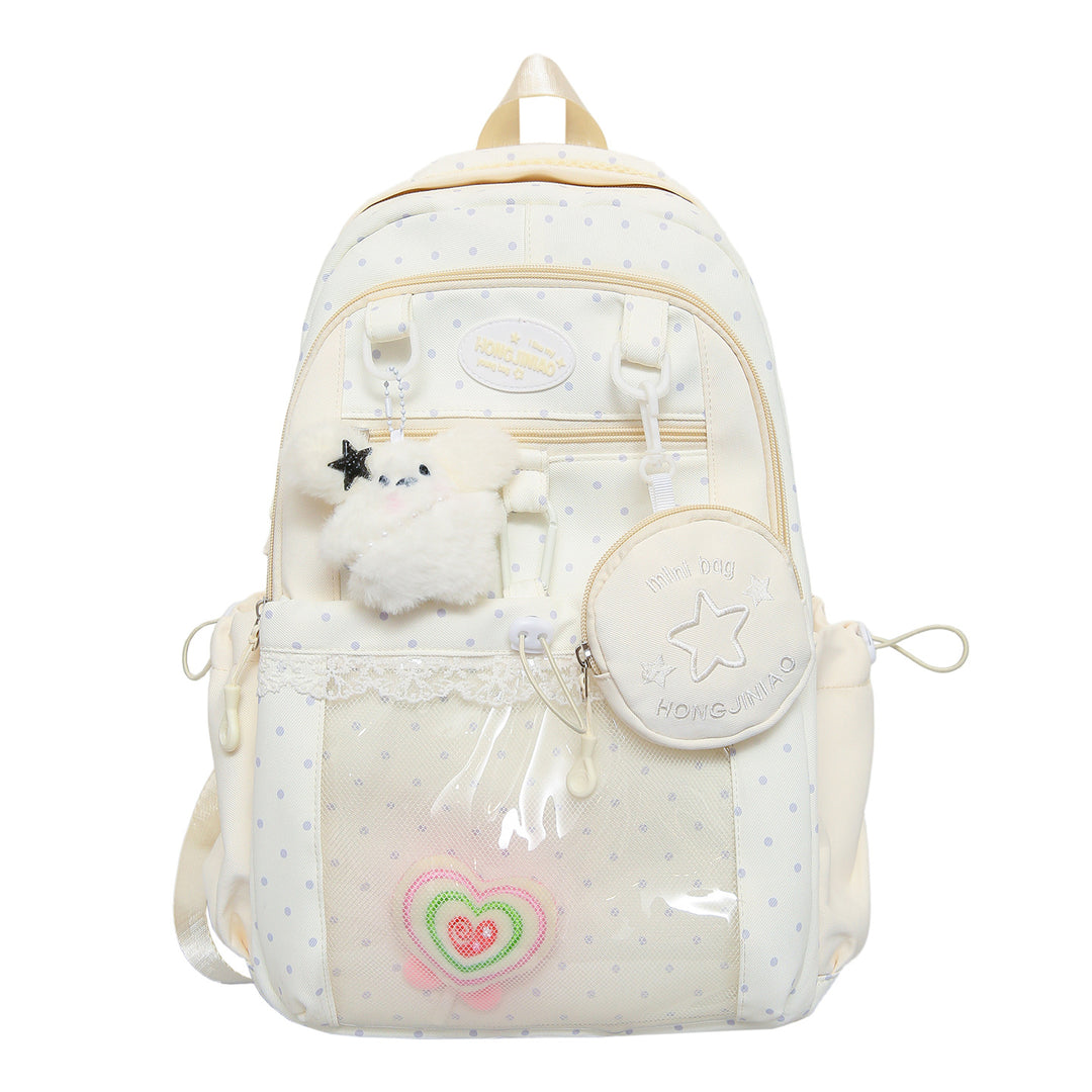 Charming Polka Dot Backpack Stornfield