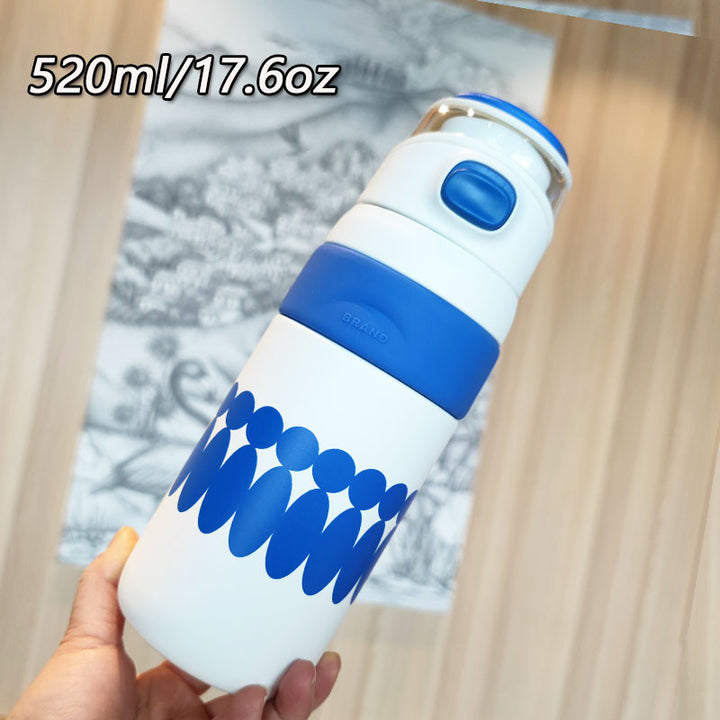 Women's BPA-free water bottle with innovative safety closure Stornfield