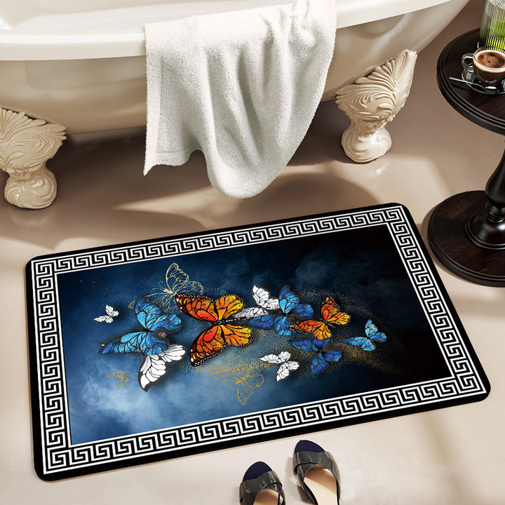 Stylish Patterned Bath Mat Stornfield