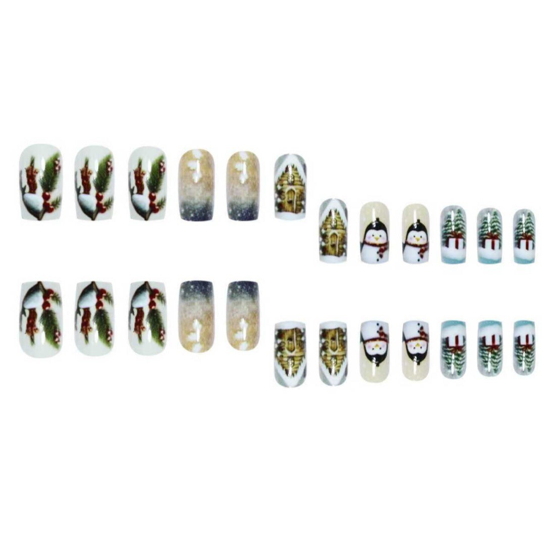 Winter-Themed Decorative Nail Art Stornfield
