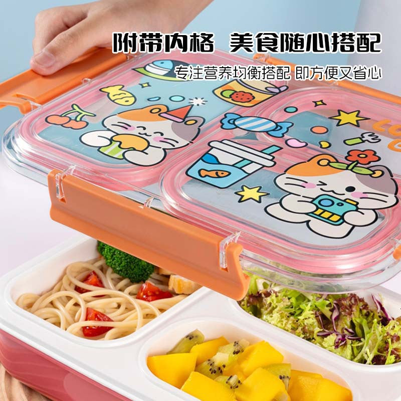 Whimsical Multi-Compartment Lunch Box