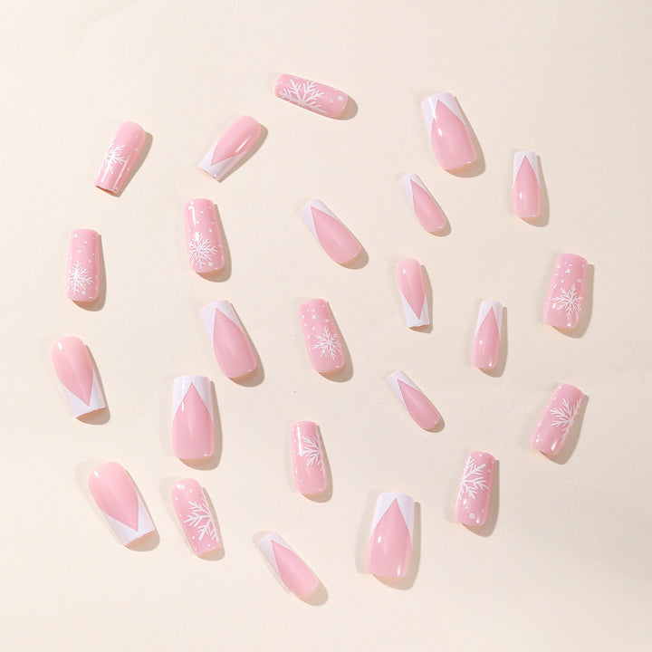 Winter-Themed Acrylic Nail Art Set Stornfield