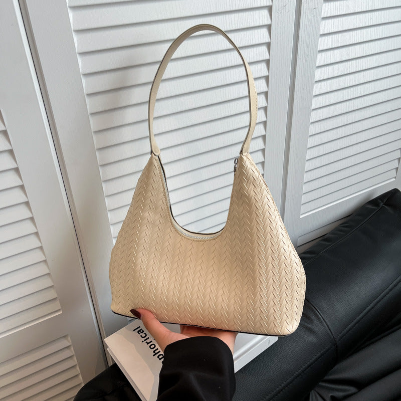 Textured Woven Shoulder Bag Stornfield