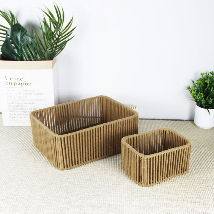 Versatile Woven Storage Baskets Set Stornfield