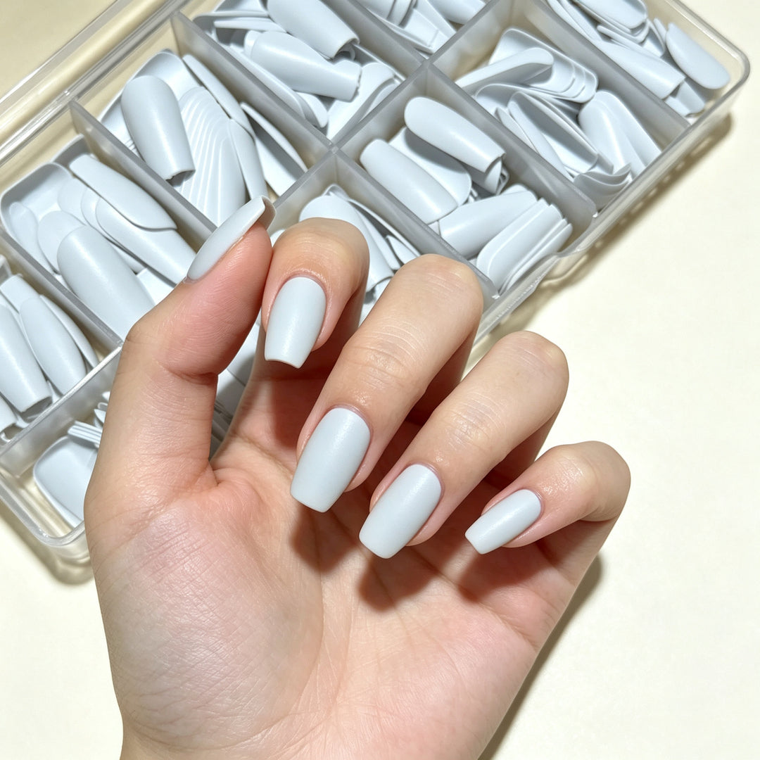 Premium White Press-On Nail Tips Stornfield