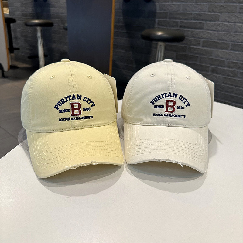 Men's Vintage-Inspired Embroidered Baseball Cap Stornfield
