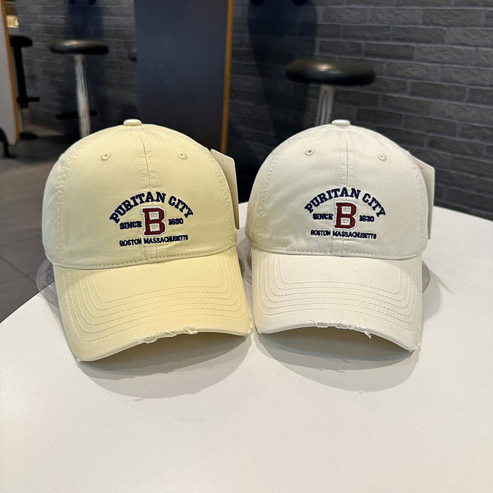 Men's Vintage-Inspired Embroidered Baseball Cap Stornfield