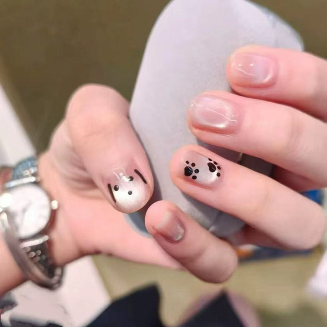 Artistic Heart Pattern Nail Art Extensions Stornfield
