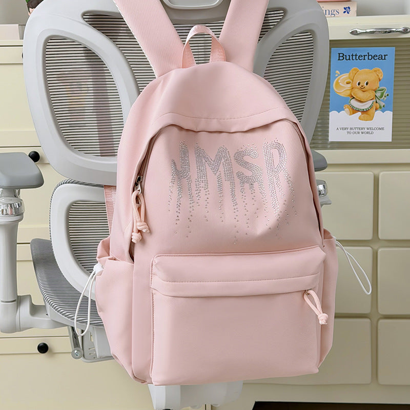 Decorative Rhinestone-Embellished Backpack Stornfield