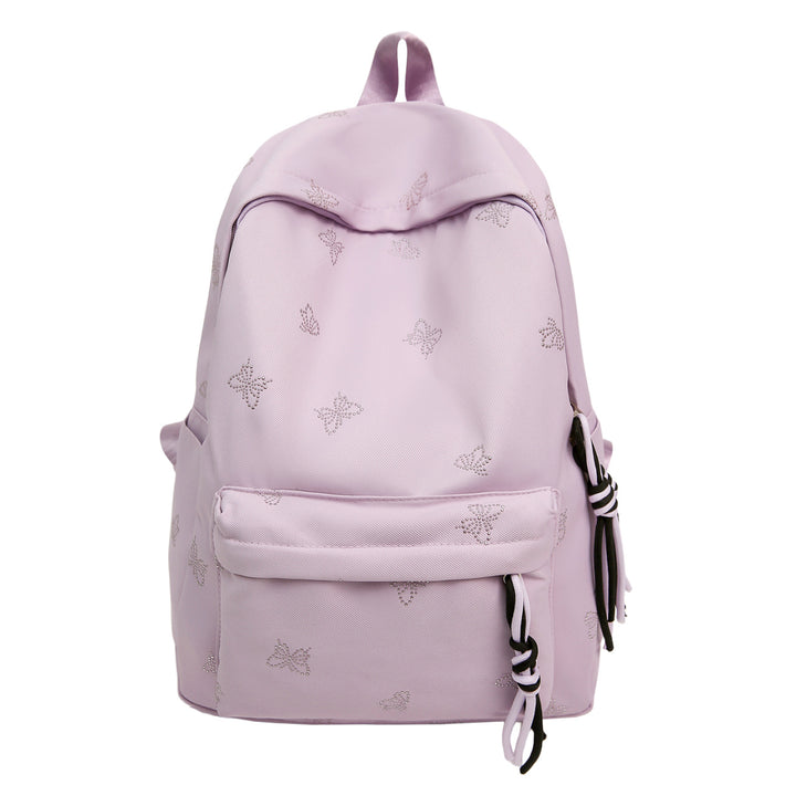 Butterfly Emblem Decorated Backpack Stornfield
