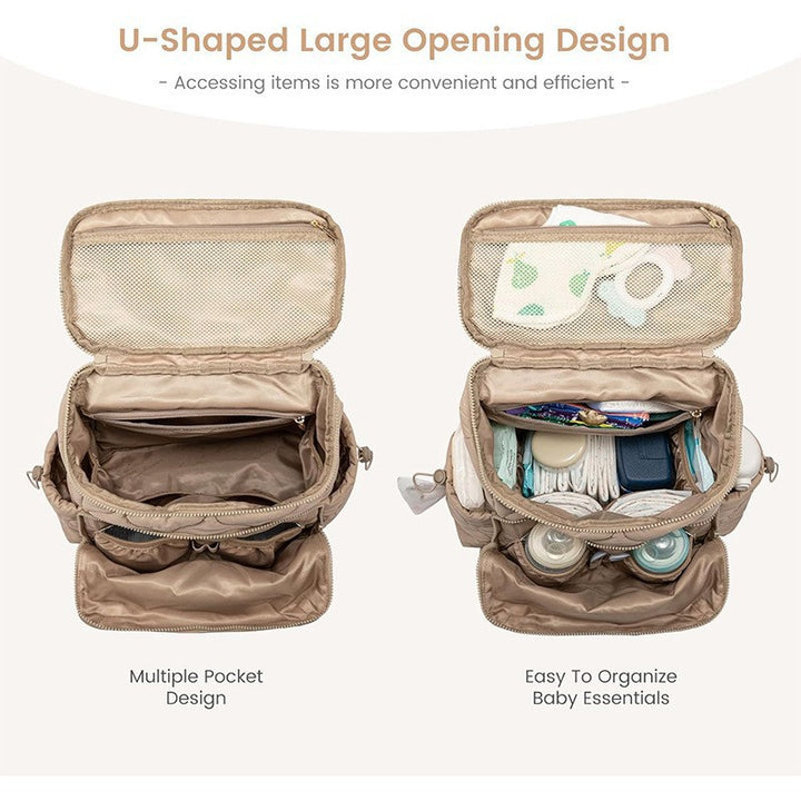 Padded everyday backpack with practical compartments Stornfield