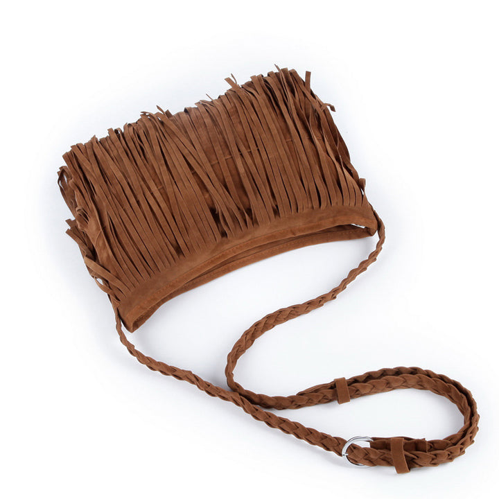Stylish Fringe Suede Crossbody Bag Stornfield