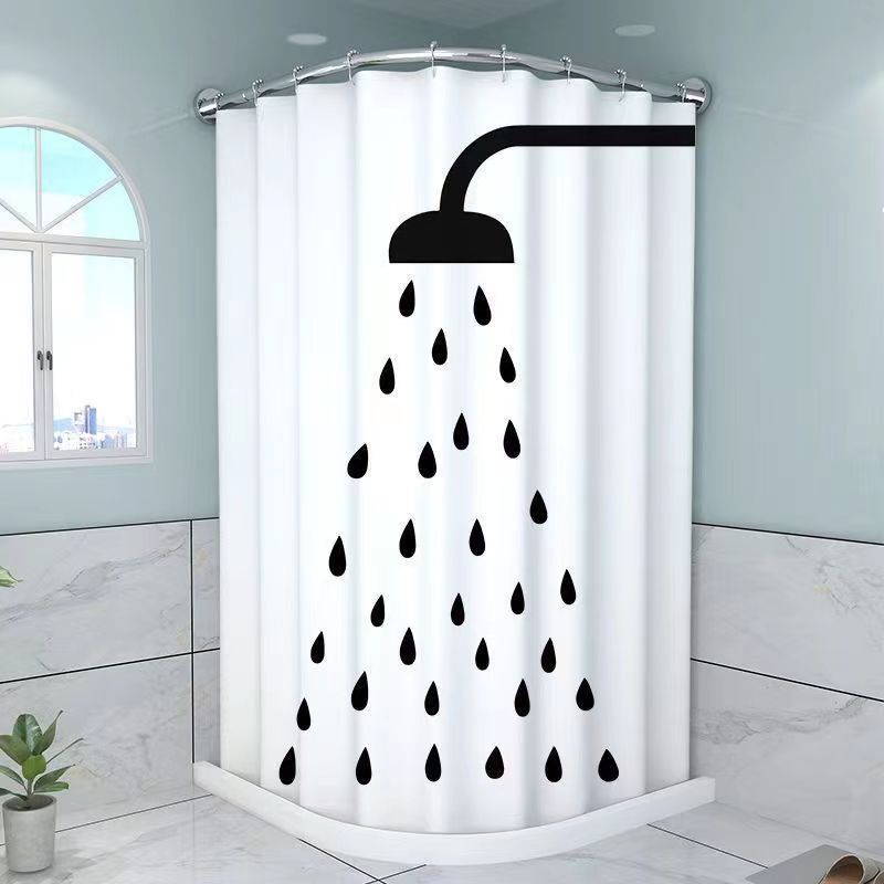 Artistic Cat-Themed Shower Curtain Stornfield