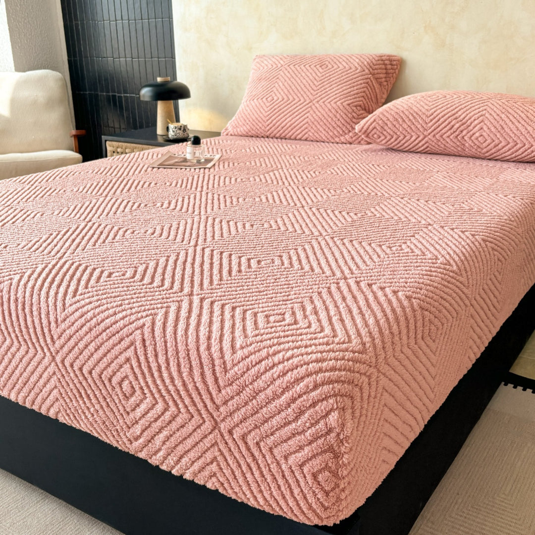 Textured Embossed Bedding Set
