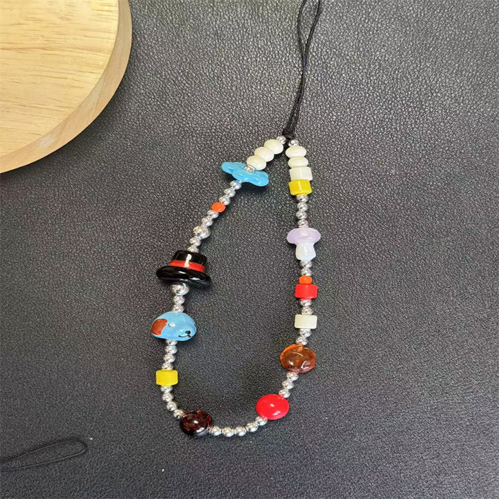 Unique Handcrafted Beaded Charm Keychain Stornfield