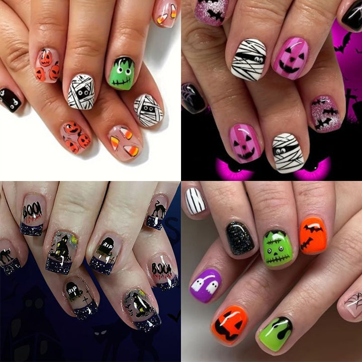 Artistic Halloween-Themed Nail Art Stornfield 1789915324