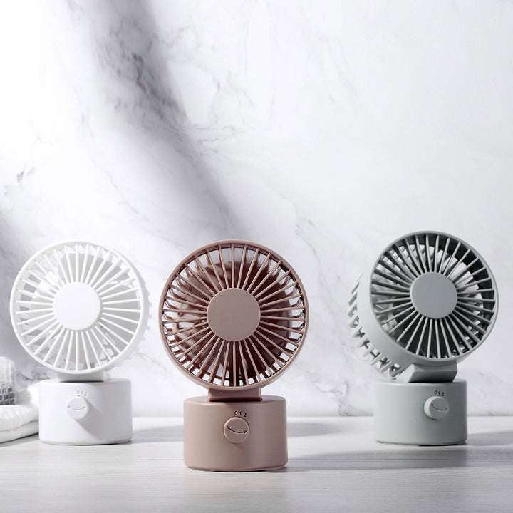 Unisex nan compact USB rechargeable personal desk fan with adjustable tilt Stornfield