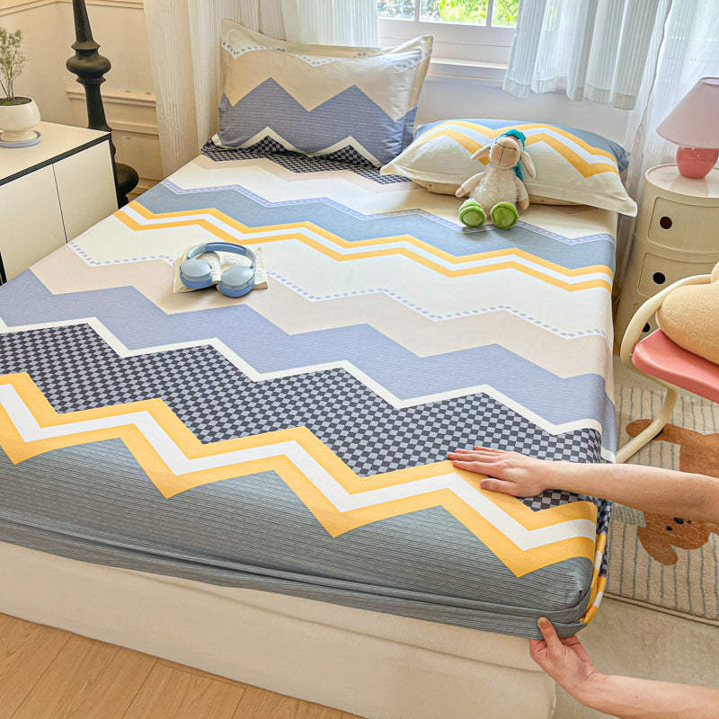 Floral Patterned Fitted Sheet Set