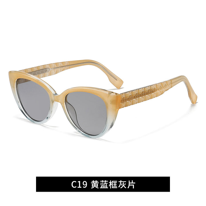 Women's Cat-Eye Sunglasses with Decorative Bridge Stornfield