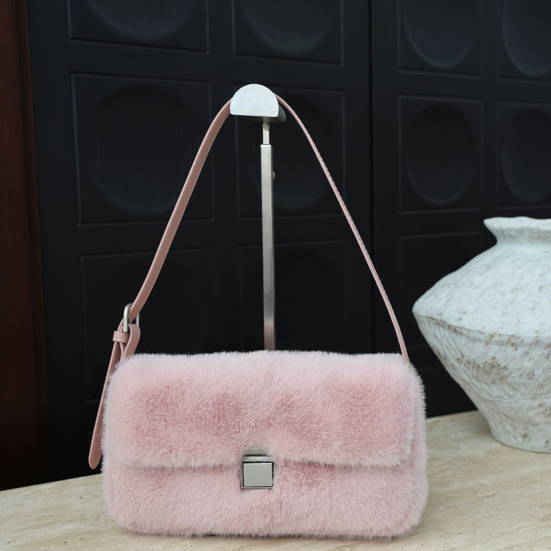 Faux Fur Evening Clutch