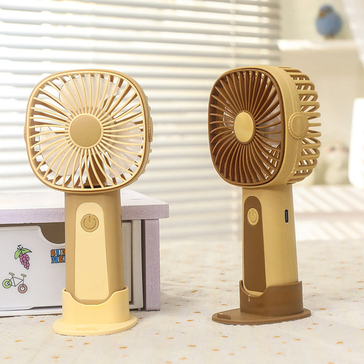 Women's Portable USB Hand Fan with Adjustable Tilt Angle Stornfield