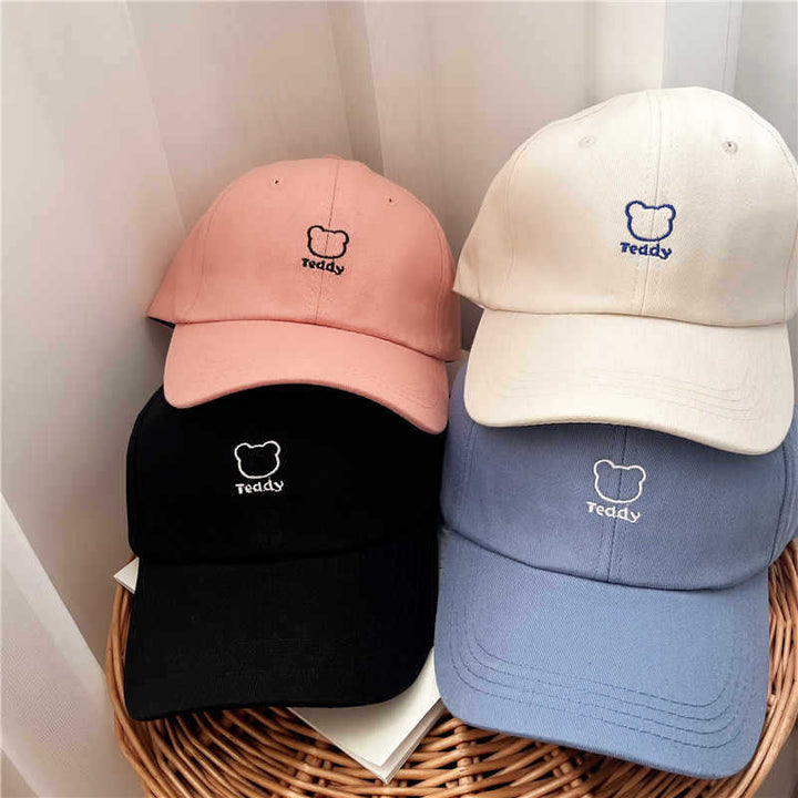 Women's Playful Teddy Bear Embroidered Baseball Cap Stornfield