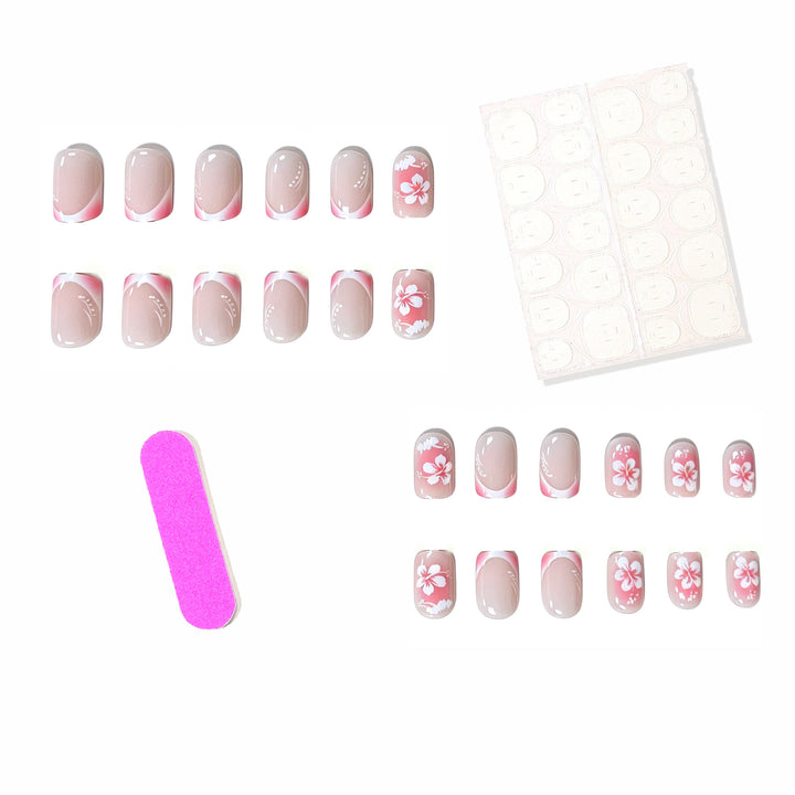 Floral Acrylic Nail Art Design Stornfield