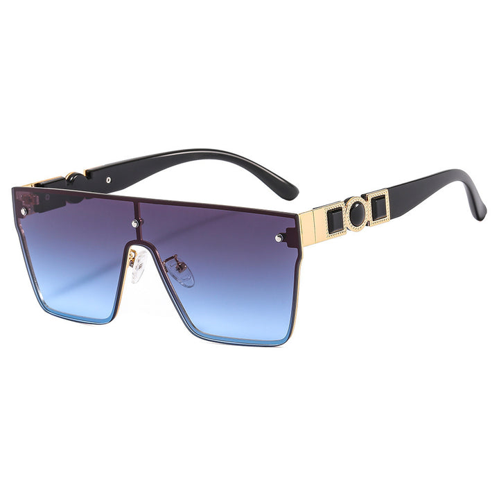 Women's oversized transparent sunglasses with fashionable frame Stornfield