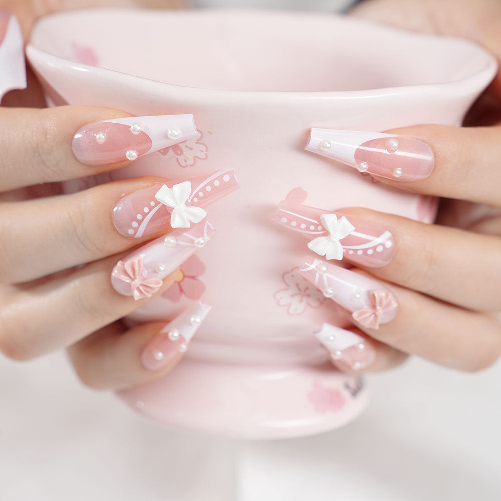 Elegant Premium Decorative Press-On Nail Tips Stornfield