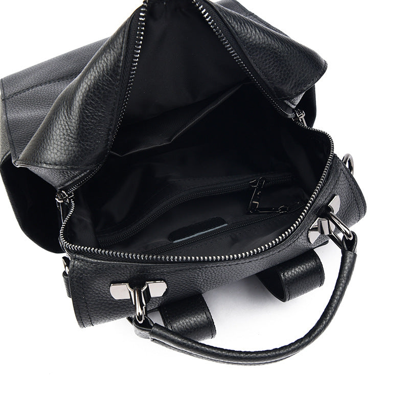 Versatile Multi-Functional Leather Backpack Stornfield