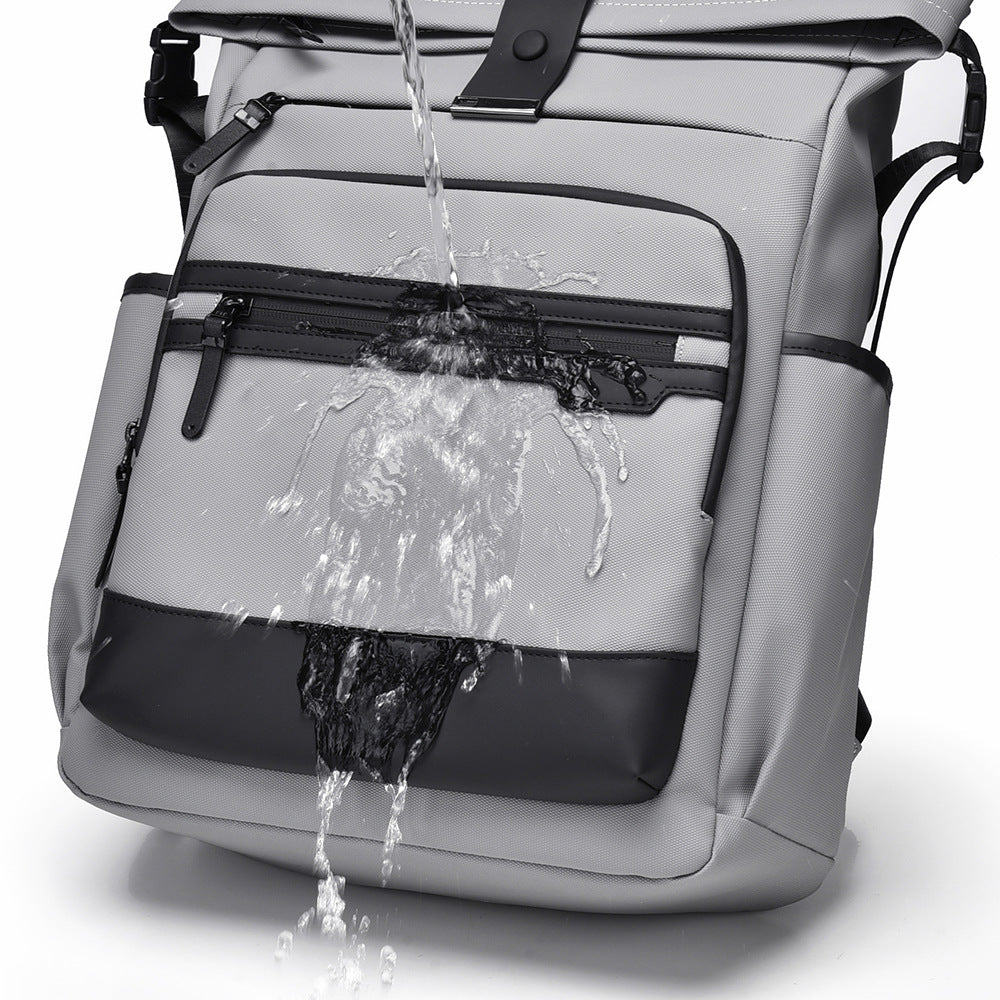 Versatile Urban Roll-Top Backpack Stornfield