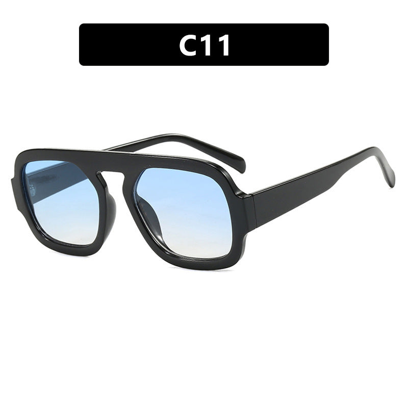 Women's modern oversized sunglasses in angular design Stornfield
